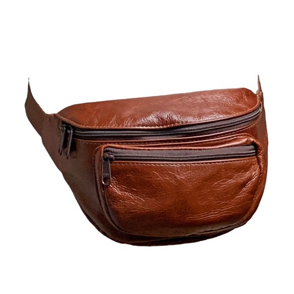 Village Tannery NYC Designed by Sevestet Pueblo Brown Leather Waist‎ Bag - Picture 5 of 11